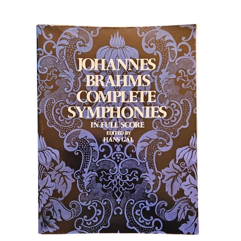Brahms Complete Symphonies Full Score Dover Hans Gal Orchestral